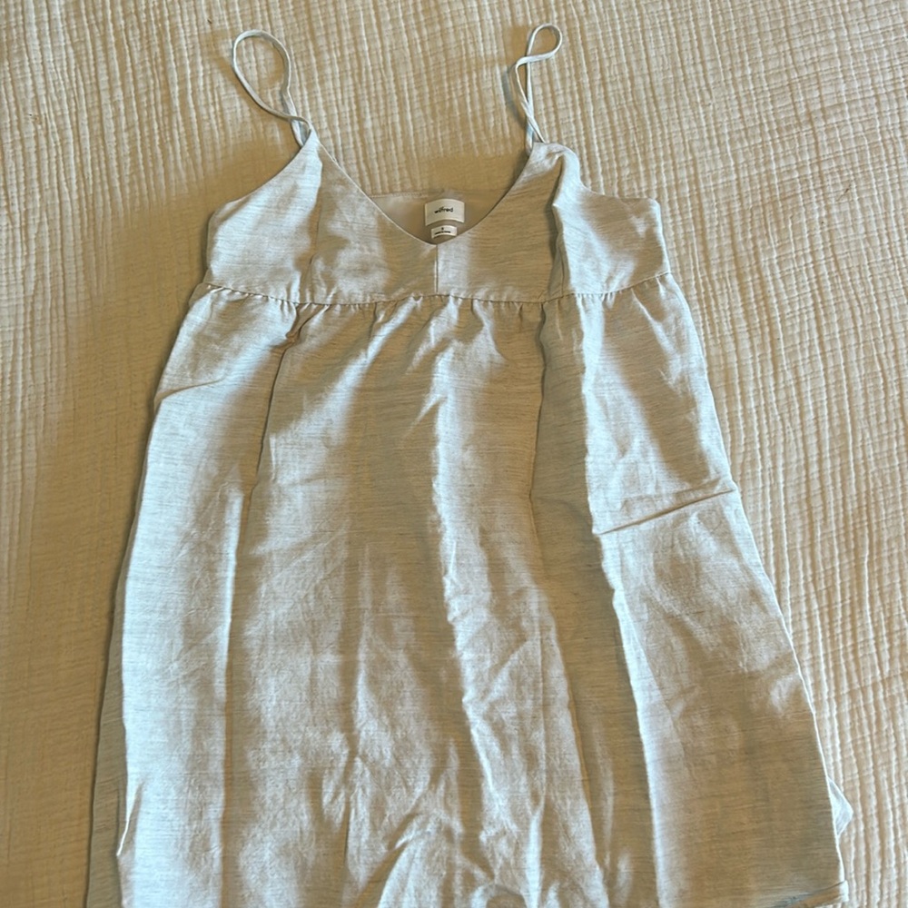 Aritzia cream dress